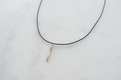 Choker with Gold Pendant